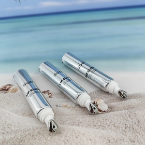Customer Customized D19mm <b>Small</b> Aluminum <b>Plastic</b> Tube High Glossy ABL/PBL Eyes Cream Lip Elixir Tube Metal Head And Silver Cap - Product Image 6