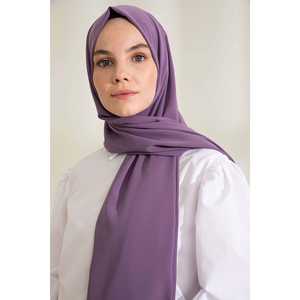 ผ้าคลุมไหล่ไหมเมดินา สีลาเวนเดอร์ ผ้าพันคอยาวสำหรับผู้หญิง เครื่องประดับศีรษะสุดหรู แฟชั่นอุปกรณ์เสริม - Product Image 2