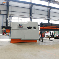 Máquina Dobladora de Barras de Acero Automática LUTENG - Programable por CNC, Procesamiento Rápido, Diseño a Prueba de Polvo para Obras de Construcción