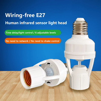 Portalámparas E27 de 60W con Control Remoto Inalámbrico, Temporizador Inteligente, 110V 220V, Interruptor de Luz Múltiple para Casa, Habitación de Bebé, Dormitorio
