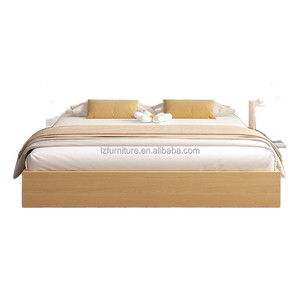 Commercial Furniture 3 Star Hotel <b>Twin</b> Bedroom Sets Solid Wood <b>Bed</b> <b>Frame</b> With Soft Upholstered Headboards & Nightstands - Product Image 6