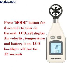 표준 지능 Gm816a 휴대용 휴대용 풍속계 Gm8908 고정밀 풍속계 기온 측정기 풍속계 - Product Image 3