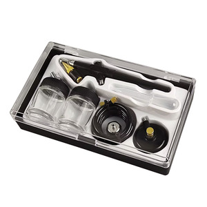 Aérographe à alimentation par gravité à simple action 7,0 cc, pistolet de peinture portable HD-138 - Product Image 1