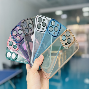 Licicase เคสโทรศัพท์แฟชั่นแบบเรียบง่ายสำหรับ <span class=keywords><strong>VIVO</strong></span> Y31 Y21D Y31 Pro ฝาหลัง Y400ใสสีใสพร้อมตัวป้องกันหน้าจอ - Product Image 1