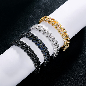 Bijoux de mode pour hommes en plaqué or, Bracelets de luxe <span class=keywords><strong>bleu</strong></span>, collection 2020 - Product Image 4