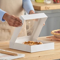 Boîte à gâteaux personnalisée pour cadeaux, emballage artisanal, cupcakes Saint-Valentin, unité de 100, emballage alimentaire en carton, mini emballage en papier