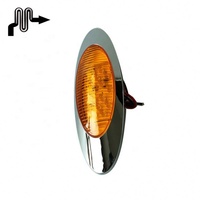 Feux latéraux de camion de fabrication industrielle pour remorque de camion, feux de camion ovales à LED de 6 pouces, lentille transparente, lentille ambrée et multicolore