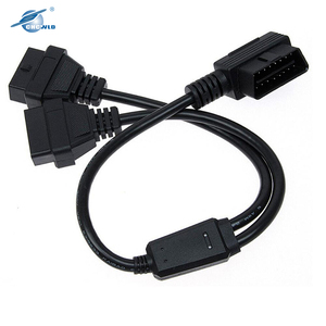 Tùy Chỉnh OBD Pulg Cáp 14 16 PIN Nam Đến Nữ Chẩn Đoán Cho Dây Điện Harnss - Product Image 3