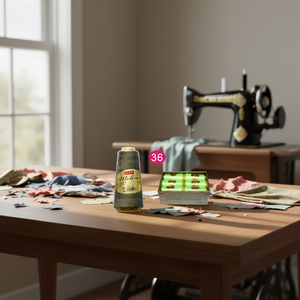 ด้ายเย็บผ้าอิลัน 36 ม้วน สำหรับจักรเย็บผ้าและเย็บมือ กล่อง 12 ชิ้น - Product Image 2