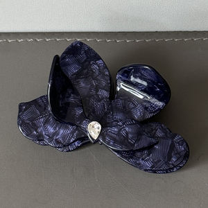 Pinza de pelo femenina templada con diamante, nuevo clip de agarre de tiburón tridimensional de ciruela triangular de acetato con <span class=keywords><strong>delicadeza</strong></span> de vacaciones - Product Image 6