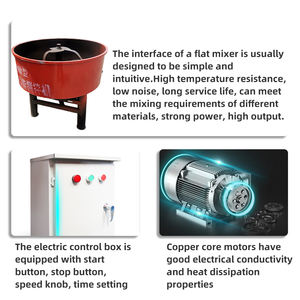 Penjualan Langsung Pabrik Semen Beton Abu Terbang Bahan Bangunan <span class=keywords><strong>Mixer</strong></span> Datar Kecil Model JW350L 500L 750L Dapat Disesuaikan - Product Image 4