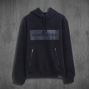 เสื้อมีฮู้ดผ้าฟลีซผ้าฝ้าย100% วินเทจสำหรับผู้ชายอบอุ่นมีสไตล์แบบถัก - Product Image 1