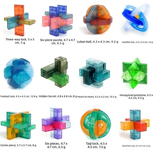 Puzzle Kongminglock, <span class=keywords><strong>Gioco</strong></span> <span class=keywords><strong>di</strong></span> Logica Intrecciata, <span class=keywords><strong>Gioco</strong></span> Intelligente <span class=keywords><strong>di</strong></span> Sblocco Adatto per Bambini e Adulti, Giocattoli Rompicapo - Product Image 5