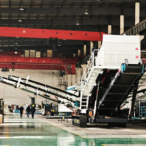 Mobile Backenbrecher mit Raupenantrieb, AC-Motor, Hohe Produktivität, 100t/h Kapazität, 1 Jahr Garantie, Steinbrecher-Maschine für Steinbrüche, Marke SanMing - Product Image 2