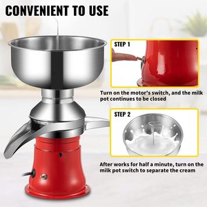 Séparateur centrifuge de crème de lait pour les fermes et les familles pour séparer et produire divers lait écrémé et crème - Product Image 5