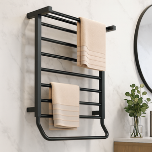 <span class=keywords><strong>Radiateur</strong></span> chauffe-serviettes mural électrique <span class=keywords><strong>haut</strong></span> <span class=keywords><strong>de</strong></span> <span class=keywords><strong>gamme</strong></span> moderne en acier inoxydable finition chromée pour usage hôtelier - Product Image 6