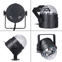 Lumières Laser Disco, boule RGB, Dj, fête, scène, Disco, son, LED, Mini lumière Laser