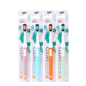 Brosses à dents pour hommes adultes en gros, poils durs à coupe croisée, emballées individuellement pour un usage domestique, élimination des taches de tabac - Product Image 2