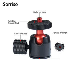 SORRISO BH15 1/4 trépied rotule support pour Smartphone tablette support Softbox Led anneau Flash éclairage toile de fond support photographie - Product Image 2