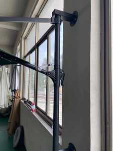 Paraguas de jardín de nueva función, paraguas de <span class=keywords><strong>Patio</strong></span> al aire libre, paraguas ajustable montado en la pared a prueba de viento para balcón - Product Image 5