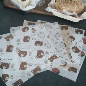 6X8Inch Printed Logo Food Sandwich Wrapper Burger Packaging Wax <b>Paper</b> Custom Shawarma <b>Wrapping</b> <b>Paper</b> - Product Image 1