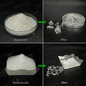 Polímero Súper Absorbente (SAP) de Poliacrilato de Potasio de Alta Pureza (100%), No Tóxico, <span class=keywords><strong>Hidrogel</strong></span>, Directo de Fábrica - Product Image 2