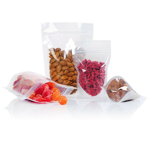 Clear Resealable Plastic Bag Plastic Resealable Bag Transparent Clear Resealable Stand Up Plastic Bag