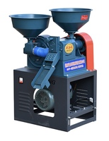 Chaîne complète de traitement du riz automatique pour usine : Nettoyeur préalable + Décortiqueuse + Polisseuse pour petites usines