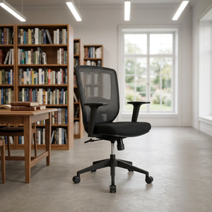 Ergonomic Modern Mesh Office <b>Chair</b> with Adjustable Armrests and Swivel Base for Home & Commercial Use - Product Image 1