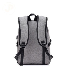Customized Unisex <b>Anti</b> <b>Theft</b> Laptop <b>Backpack</b> Business Travel Waterproof Oxford Zipper Closure Strap Carrying System Letter Linen - Product Image 2