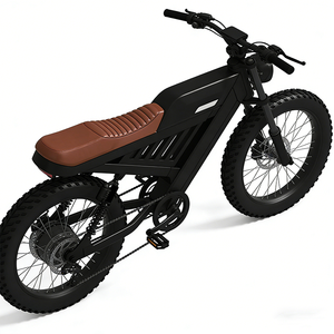 Bicicleta Eléctrica <span class=keywords><strong>de</strong></span> <span class=keywords><strong>Montaña</strong></span> Estilo Cafe Racer <span class=keywords><strong>de</strong></span> Moda, Llanta Gruesa <span class=keywords><strong>de</strong></span> 24 Pulgadas, Motor sin Escobillas <span class=keywords><strong>de</strong></span> Litio <span class=keywords><strong>de</strong></span> 6 Velocidades, Bicicleta Eléctrica Asistida para Adultos - Product Image 2