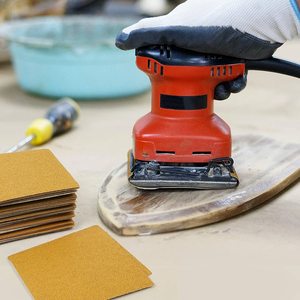 Stok lokal AS-40 buah ampelas Sander telapak tangan kait & <span class=keywords><strong>Loop</strong></span> lembar 80 1/4 120 150 220 240 320 400 Grit 4-600X5-800 inci - Product Image 5