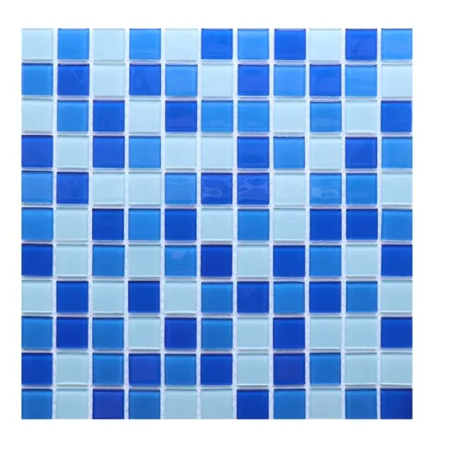 Azulejos de la piscina de natación mosaico de vidrio de cristal de la piscina de azulejos para venta