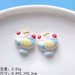 Accesorios de resina de dibujos animados con diseño de postres y comida para manualidades DIY, pegamento en crema, para fundas de teléfono móvil, accesorios para el cabello, accesorios para vasos de agua y hebillas para zapatos - Product Image 6