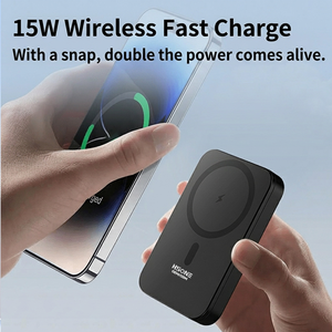 DR03XPM Batterie Externe Magnétique Tout-en-un 15W Sans Fil 22.5W Filaire Sécurité 3C Contrôle Intelligent de la Température Multi-Appareils Mince Personnalisable OEM - Product Image 2