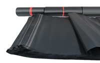 Vêtements autocollants étanches de haute qualité, 10 pièces, couleurs unies, grand sac de livraison de courrier, en Poly noir mat