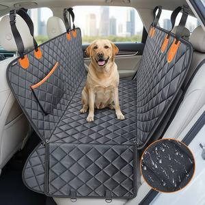 Housse de siège auto <span class=keywords><strong>pour</strong></span> <span class=keywords><strong>chien</strong></span>, tapis et coussins <span class=keywords><strong>pour</strong></span> animaux de compagnie, 100 % imperméable, en tissu Oxford 600D, tapis arrière anti-rayures <span class=keywords><strong>pour</strong></span> <span class=keywords><strong>chien</strong></span> avec motif uni - Product Image 1