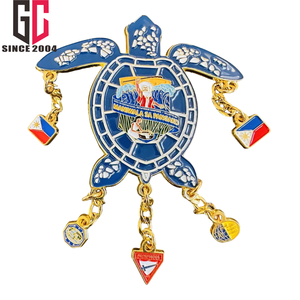 15 năm nhà máy tùy chỉnh tin rằng LỜI HỨA 2024 SDA con đường công cụ tìm Câu lạc bộ camporee kim loại men ve áo pins rùa 2025 - Product Image 4