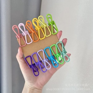Colorful Small Bag Clips Reusable Drying Clips For Snack Document <b>Clothes</b> Storage Household Use - Product Image 5
