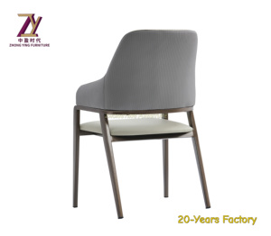 Silla de comedor de lujo ligera de nuevo estilo, diseño de puesto de hogar Simple, silla de mesa de comedor pequeña para sala de estar - Product Image 5