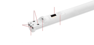 Hondys Battery Pixel Tube sans fil 1m Ensemble de 8 tubes avec étui de charge - Pas de chargeurs individuels inclus - Boîte ouverte - Product Image 5