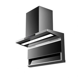 Campana extractora de doble succión del lado superior en forma de 7, escape ventilado eléctrico de acero inoxidable de alta succión para uso doméstico en la cocina - Product Image 6