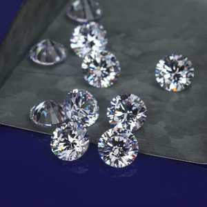 Moissanite blanche 1mm 1.2mm 1.5mm 1.8mm 2mm <span class=keywords><strong>2</strong></span>.5mm <span class=keywords><strong>2</strong></span>.8mm DEF GH Melee VVS pour montres et bijoux chaîne cubaine - Product Image 2