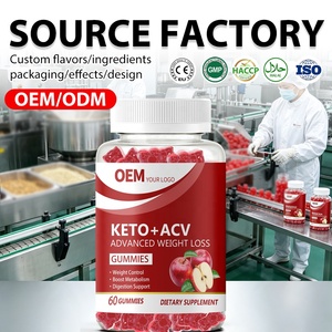 OEM Private Label Acv Keto Gummies Slim apple <b>Cider</b> Vinegar Fat burner Management Keto Gummies - Product Image 1