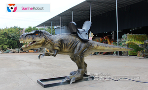 Jeux d'arcade à pièces pour enfants personnalisés, manèges et équipements de terrain de jeux amusants, <span class=keywords><strong>dinosaure</strong></span> mécanique à monter - Product Image 5