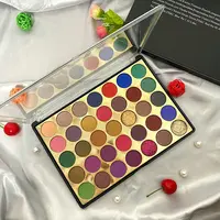 Ganzer Verkauf Benutzer definierte leere Make-up-Pappe Lidschatten Großhandel Wählen Sie Ihre eigenen Farben Lidschatten-Palette Private Label