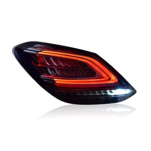 2015-2021 W205 C180 C200 C260 C300 <b>LED</b> Tail <b>Light</b> Upgrade 12V <b>Red</b> Lens Rear Lamp Yellow Color to 2019-2021 W205 <b>LED</b> Tail <b>Light</b> U - Product Image 6