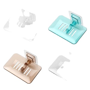 1 pièce Porte-savon de douche pour salle de bain, boîte de rangement pour savon, support en plastique économique, plateau de rangement pour la maison - Product Image 1