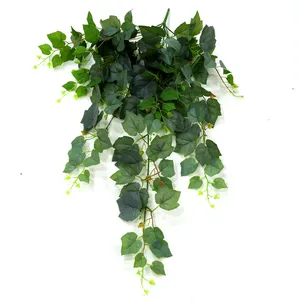 웨딩 벽 매달려 장식 녹색 다채로운 가짜 단풍 아이비 잎 인공 잎 침실 야외 사용