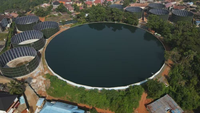 Réservoir d'eau anti-corrosion GLS pour lutte contre les incendies